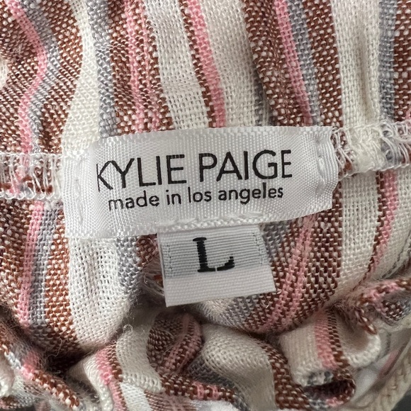 Kylie Paige Linen-Blend Wide Leg Flowy Pants - Picture 5 of 6